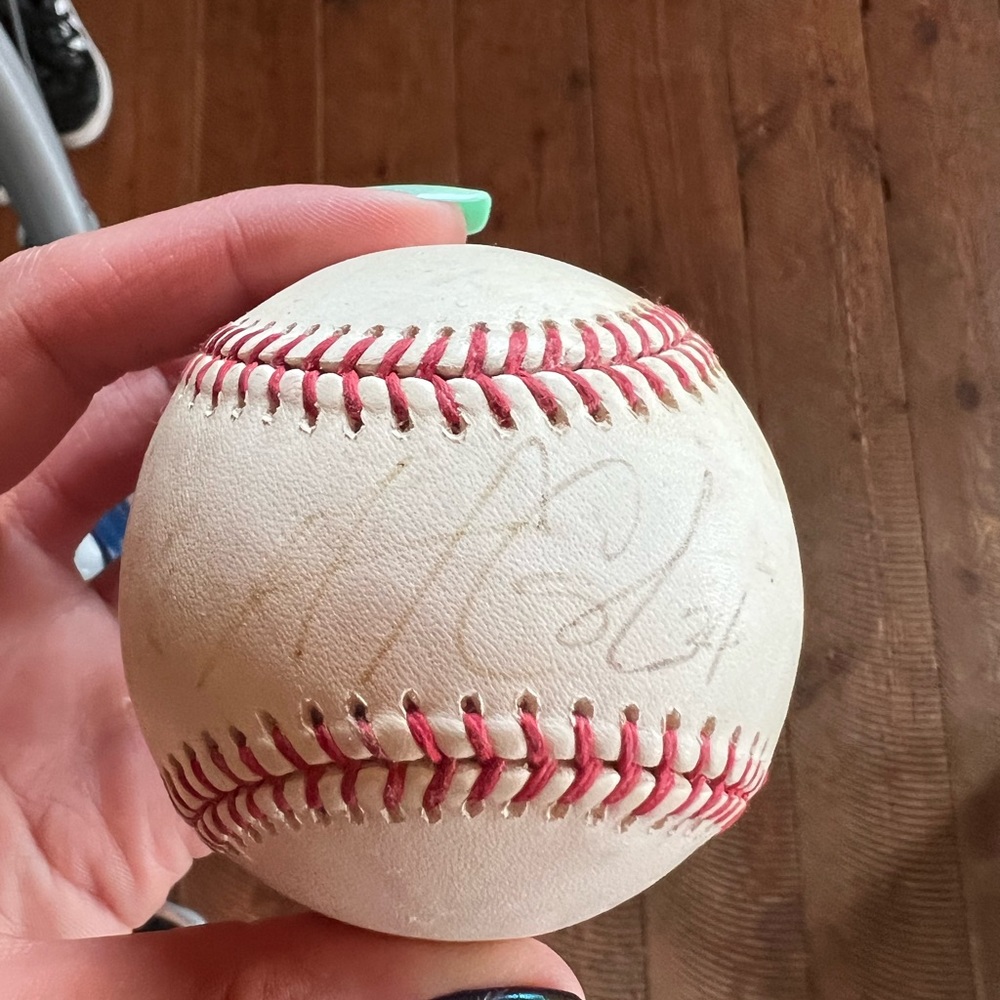 baseball signed